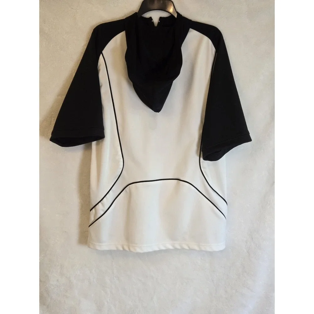 Nike Michael Jordan Retro White And Black Pullover 1/4 Zip‎ Size M/L